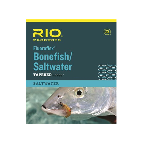 rio RIO Knotless Fluoroflex Bonefish/Saltwater 9-Foot Tapered Leaders