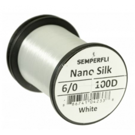 Semperfli Nano Silk 100 Denier Predator 6/0 White