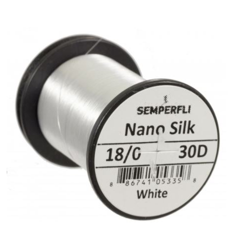 Semperfli Nano Silk 30 Denier Predator 18/0 White