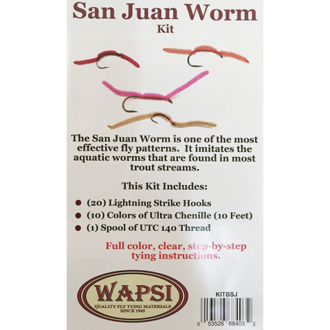 wapsi San Juan Worm Fly Tying Kit
