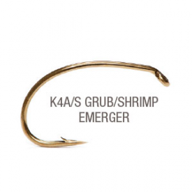 partridge PARTRIDGE K4A/S Grub/Shrimp/Emerger Hook