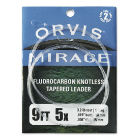 orvis ORVIS Mirage 9-Foot Fluorocarbon Knotless Tapered Leaders - 2-PAK