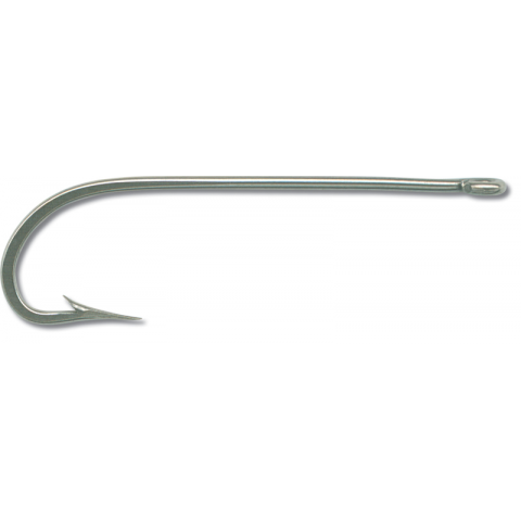 Mustad #10 TROUT Fly Tying Hooks VIKING LONG SHANK STRAIGHT RINGED BRONZED 7947a 