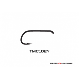 tiemco TMC 102Y Wide-Gap Black Dry Fly Hook