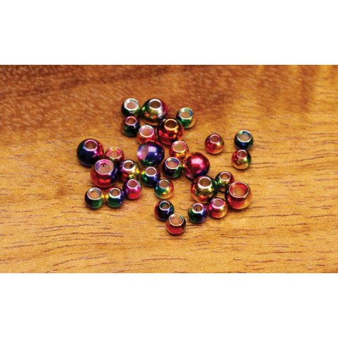 Rainbow Brass Beads