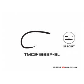 tiemco TMC 2499SP-BL Copper John, Scud, Caddis Larvae Hook