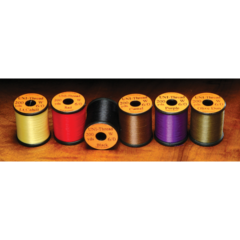 Details about   5 x SPOOLS 6/0 UNI THREAD COLOUR SELECTION 2  NEW FLY TYING SUPPLIES & MATERIALS