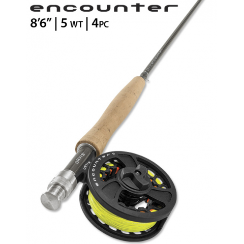 Orvis Encounter 908-4 Fly Rod Outfit 9'0" 8wt 