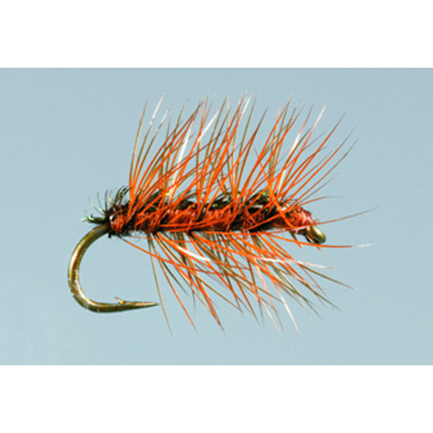 RED Size 14 Lot of 12 F718 Crackleback Dry Fly 