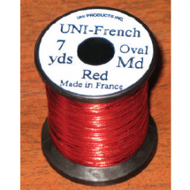 UNI French Oval Tinsel - RED