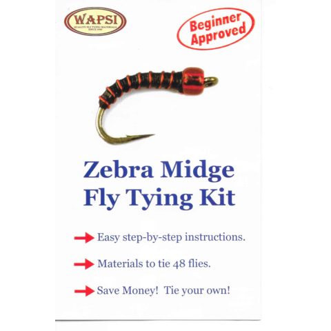 wapsi Zebra Midge Fly Tying Kit