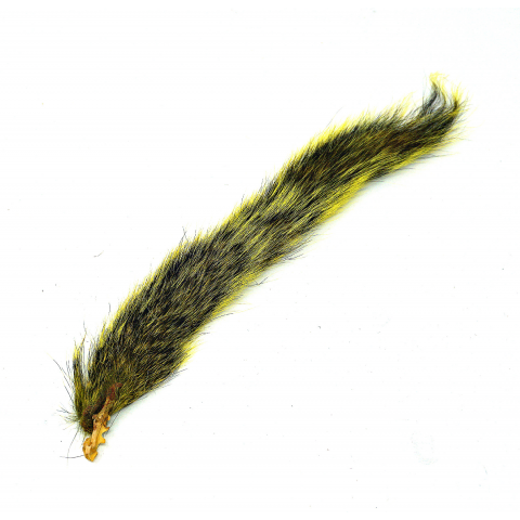 SEMPERFLI Picric Acid Dyed Natural Squirrel Tails