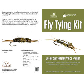 flymen fishing company FLYMEN Evolution Stonefly Prince Nymph Fly Tying Kit