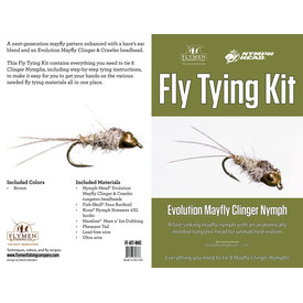 flymen fishing company FLYMEN Evolution Clinger Nymph Fly Tying Kit
