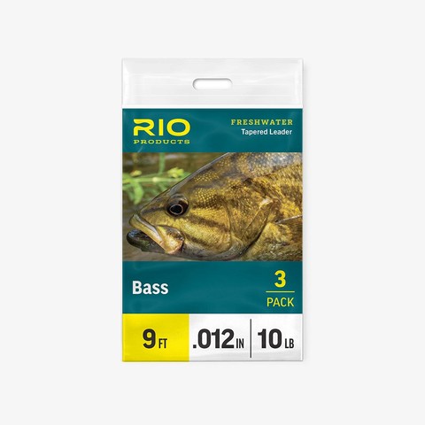rio RIO Knotless Bass 9-Foot Tapered Leaders