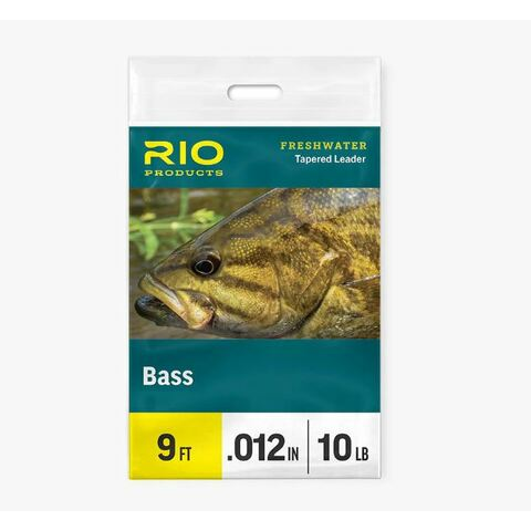 rio RIO Knotless Bass 9-Foot Tapered Leaders