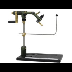 renzetti RENZETTI Green Anodized Masters Vise With Extend Crank Arm - Hinged Stem & Streamer Base M6014