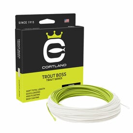 cortland CORTLAND Trout Boss Floating Fly Line - Chartreuse/White