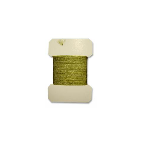 of Lafontaine Antron Sparkle Yarn Fly Tying Material Yellow Green Card of 3 Yds